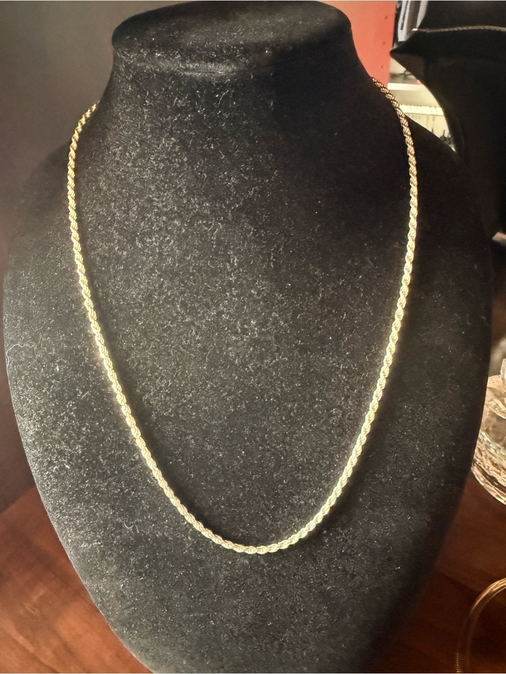 Classic Italian Sterling Silver Rope Chain. Never Worn, Beautiful Shine. Unisex